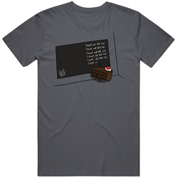 Lies Vintage Charcoal Grey Unisex Cotton T Shirt Lies Vintage Charcoal Grey Unisex Cotton T Shirt