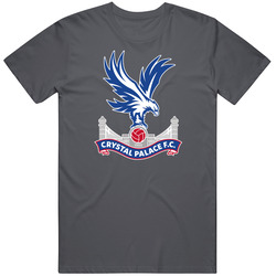 Crystal Palace Football Sports Pig In Vintage Charcoal Grey Unisex Cotton T Shirt Crystal Palace Football Sports Pig In Vintage Charcoal Grey Unisex Cotton T Shirt