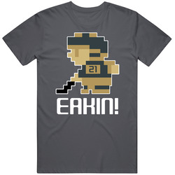 Cody Eakin # 21 Tecmo Las Vegas Hockey Athlete Fan Vintage Charcoal Grey Cotton T Shirt Cody Eakin # 21 Tecmo Las Vegas Hockey Athlete Fan Vintage Charcoal Grey Cotton T Shirt