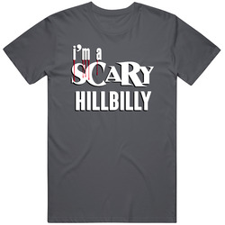 Im A Scary Hillbilly Funny Lazy Halloween Costume Graphic Vintage Charcoal Grey Cotton T Shirt Im A Scary Hillbilly Funny Lazy Halloween Costume Graphic Vintage Charcoal Grey Cotton T Shirt