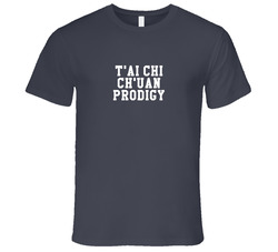 T'ai Chi Ch'uan Prodigy Fun Sports Vintage Charcoal Grey Cotton T Shirt