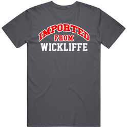 Imported From Wickliffe Ohio Sports Team Trade Vintage Charcoal Grey Cotton T Shirt Imported From Wickliffe Ohio Sports Team Trade Vintage Charcoal Grey Cotton T Shirt