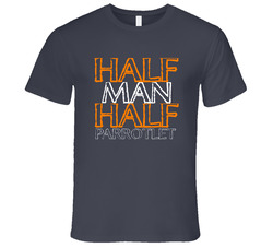 Half Man Half Parrotlet Funny Animal Vintage Charcoal Grey Cotton T Shirt Half Man Half Parrotlet Funny Animal Vintage Charcoal Grey Cotton T Shirt