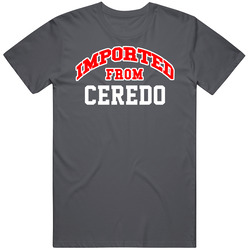 Imported From Ceredo West Virginia Sports Team Trade Vintage Charcoal Grey Cotton T Shirt Imported From Ceredo West Virginia Sports Team Trade Vintage Charcoal Grey Cotton T Shirt