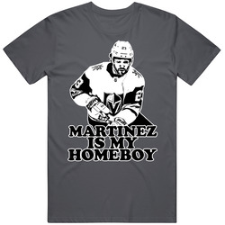 Alec Martinez Is My Homeboy Vintage Charcoal Grey Cotton T Shirt Alec Martinez Is My Homeboy Vintage Charcoal Grey Cotton T Shirt