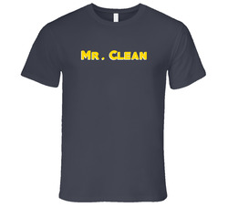 Mr. Clean Adjective Funny Random Vintage Charcoal Grey Cotton T Shirt Mr. Clean Adjective Funny Random Vintage Charcoal Grey Cotton T Shirt