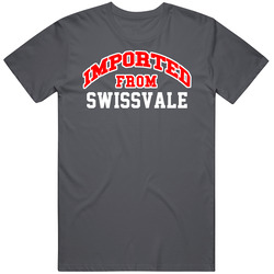 Imported From Swissvale Pennsylvania Sports Team Trade Vintage Charcoal Grey Cotton T Shirt Imported From Swissvale Pennsylvania Sports Team Trade Vintage Charcoal Grey Cotton T Shirt