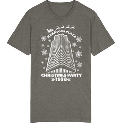Nakatomi Plaza Christmas Party 1988 Die Hard Vintage Charcoal Grey Cotton T Shirt Nakatomi Plaza Christmas Party 1988 Die Hard Vintage Charcoal Grey Cotton T Shirt