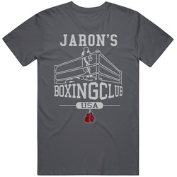 Jaron Boxing Club Fighting Excerise Vintage Charcoal Grey Cotton T Shirt Jaron Boxing Club Fighting Excerise Vintage Charcoal Grey Cotton T Shirt