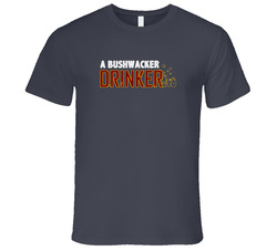 A Bushwacker Drinker Fun Alcohol Drink Vintage Charcoal Grey Cotton T Shirt A Bushwacker Drinker Fun Alcohol Drink Vintage Charcoal Grey Cotton T Shirt