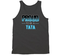 Proud To Be A Tata Last Name Vintage Charcoal Grey Cotton Tanktop Proud To Be A Tata Last Name Vintage Charcoal Grey Cotton Tanktop