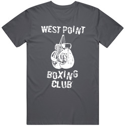 West Point Boxing Club City Vintage Charcoal Grey Cotton T Shirt West Point Boxing Club City Vintage Charcoal Grey Cotton T Shirt