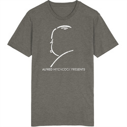 Alfred Hitchcock Presents 80s Tv Series Show Worn Look Vintage Unisex Vintage Charcoal Grey Cotton T Shirt Alfred Hitchcock Presents 80s Tv Series Show Worn Look Vintage Unisex Vintage Charcoal Grey Cotton T Shirt