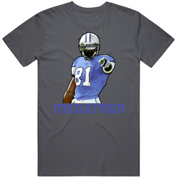 Calvin Johnson Detroit Megatron Football Vintage Charcoal Grey Cotton T Shirt Calvin Johnson Detroit Megatron Football Vintage Charcoal Grey Cotton T Shirt