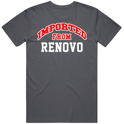 Imported From Renovo Pennsylvania Sports Team Trade Vintage Charcoal Grey Cotton T Shirt Imported From Renovo Pennsylvania Sports Team Trade Vintage Charcoal Grey Cotton T Shirt