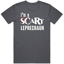 Im A Scary Leprechaun Funny Lazy Halloween Costume Graphic Vintage Charcoal Grey Cotton T Shirt Im A Scary Leprechaun Funny Lazy Halloween Costume Graphic Vintage Charcoal Grey Cotton T Shirt
