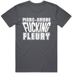 Marc-andre Fleury Fcking Vegas Hockey Sports Athlete Fan Vintage Charcoal Grey Cotton T Shirt Marc-andre Fleury Fcking Vegas Hockey Sports Athlete Fan Vintage Charcoal Grey Cotton T Shirt