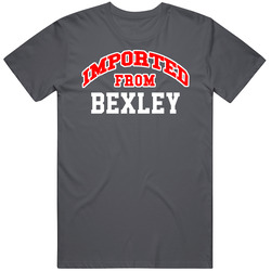 Imported From Bexley Ohio Sports Team Trade Vintage Charcoal Grey Cotton T Shirt Imported From Bexley Ohio Sports Team Trade Vintage Charcoal Grey Cotton T Shirt