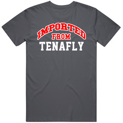 Imported From Tenafly New Jersey Sports Team Trade Vintage Charcoal Grey Cotton T Shirt Imported From Tenafly New Jersey Sports Team Trade Vintage Charcoal Grey Cotton T Shirt