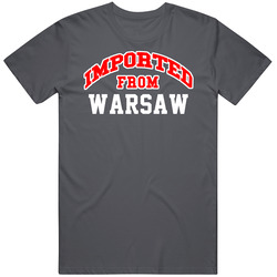Imported From Warsaw Missouri Sports Team Trade Vintage Charcoal Grey Cotton T Shirt Imported From Warsaw Missouri Sports Team Trade Vintage Charcoal Grey Cotton T Shirt