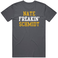 Nate Freakin Schmidt Vegas Hockey Player Sports Fan Cool Vintage Charcoal Grey Cotton T Shirt Nate Freakin Schmidt Vegas Hockey Player Sports Fan Cool Vintage Charcoal Grey Cotton T Shirt