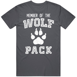 Member Of The Wolf Pack Funny Hang Over Vintage Charcoal Grey Cotton T Shirt Member Of The Wolf Pack Funny Hang Over Vintage Charcoal Grey Cotton T Shirt