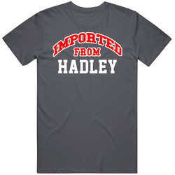 Imported From Hadley Pennsylvania Sports Team Trade Vintage Charcoal Grey Cotton T Shirt