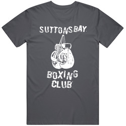 Suttons Bay Boxing Club City Vintage Charcoal Grey Cotton T Shirt