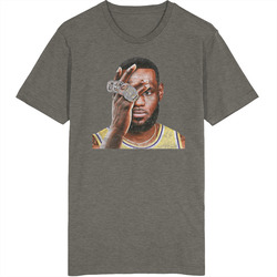 King Lebron James Rings Fan Vintage Vintage Charcoal Grey Cotton T Shirt King Lebron James Rings Fan Vintage Vintage Charcoal Grey Cotton T Shirt