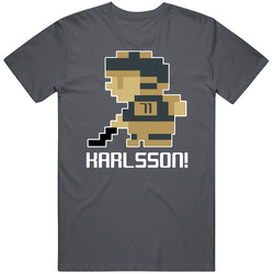 William Karlsson # 71 Tecmo Las Vegas Hockey Athlete Fan Vintage Charcoal Grey Cotton T Shirt William Karlsson # 71 Tecmo Las Vegas Hockey Athlete Fan Vintage Charcoal Grey Cotton T Shirt