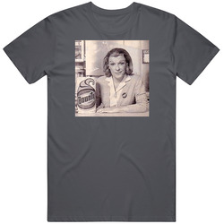 Nancy Walker Bounty Paper Towels Retro Ad Vintage Charcoal Grey Cotton T Shirt Nancy Walker Bounty Paper Towels Retro Ad Vintage Charcoal Grey Cotton T Shirt