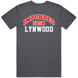 Imported From Lynwood California Sports Team Trade Vintage Charcoal Grey Cotton T Shirt Imported From Lynwood California Sports Team Trade Vintage Charcoal Grey Cotton T Shirt