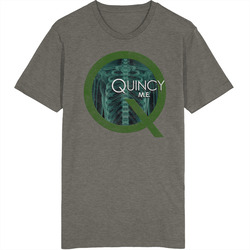 Quincy Me Vintage Tv Show Fan Vintage Charcoal Grey Cotton T Shirt Quincy Me Vintage Tv Show Fan Vintage Charcoal Grey Cotton T Shirt