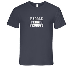 Paddle Tennis Prodigy Fun Sports Vintage Charcoal Grey Cotton T Shirt Paddle Tennis Prodigy Fun Sports Vintage Charcoal Grey Cotton T Shirt