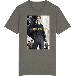 The Untouchables Vintage 80s Movie Vintage Charcoal Grey Cotton T Shirt The Untouchables Vintage 80s Movie Vintage Charcoal Grey Cotton T Shirt