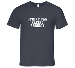 Sprint Car Racing Prodigy Fun Sports Vintage Charcoal Grey Cotton T Shirt Sprint Car Racing Prodigy Fun Sports Vintage Charcoal Grey Cotton T Shirt