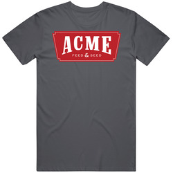 Acme Feed & Seed Nashville Tennessee Top Restaurants Food Fan Lover Foodie Vintage Charcoal Grey Cotton T Shirt Acme Feed & Seed Nashville Tennessee Top Restaurants Food Fan Lover Foodie Vintage Charcoal Grey Cotton T Shirt