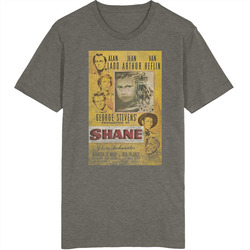 Shane Vintage Movie Vintage Charcoal Grey Cotton T Shirt Shane Vintage Movie Vintage Charcoal Grey Cotton T Shirt