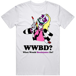 What Would Beetlejuice Do Cartoon 80s Retro WWJD Classic Vintage Unisex T Shirt What Would Beetlejuice Do Cartoon 80s Retro WWJD Classic Vintage Unisex T Shirt