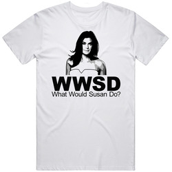 Wwjd Susan Desperate Housewives WWJD Classic Vintage Unisex T Shirt Wwjd Susan Desperate Housewives WWJD Classic Vintage Unisex T Shirt