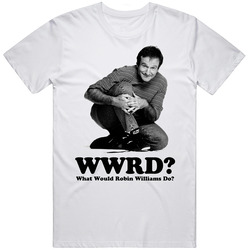 What Would Robin Williams Do Comedian WWJD Classic Vintage Unisex T Shirt What Would Robin Williams Do Comedian WWJD Classic Vintage Unisex T Shirt