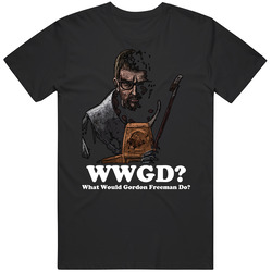 What Would Gordon Freeman Do WWJD Classic Vintage Unisex T Shirt What Would Gordon Freeman Do WWJD Classic Vintage Unisex T Shirt