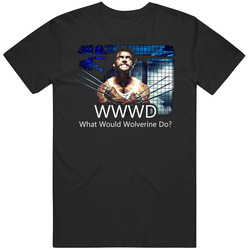 Wwjd Wolverine WWJD Classic Vintage Unisex T Shirt Wwjd Wolverine WWJD Classic Vintage Unisex T Shirt
