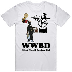 What Would Banksy Do Graffiti Street Art WWJD Classic Vintage Unisex T Shirt What Would Banksy Do Graffiti Street Art WWJD Classic Vintage Unisex T Shirt