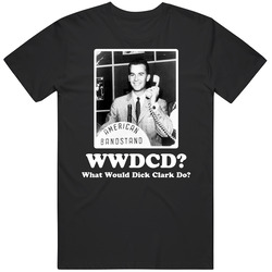 Dick Clark Host Of American Bandstand WWJD Classic Vintage Unisex T Shirt Dick Clark Host Of American Bandstand WWJD Classic Vintage Unisex T Shirt
