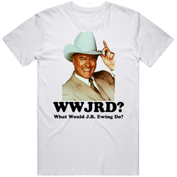 Wwjd Jr Ewing Dallas WWJD Classic Vintage Unisex T Shirt Wwjd Jr Ewing Dallas WWJD Classic Vintage Unisex T Shirt