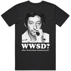 Serge Gainsbourg Serg Wwjd WWJD Classic Vintage Unisex T Shirt Serge Gainsbourg Serg Wwjd WWJD Classic Vintage Unisex T Shirt
