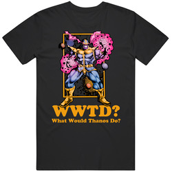 Wwtd? What Would Thanos Do? Comics WWJD Classic Vintage Unisex T Shirt Wwtd? What Would Thanos Do? Comics WWJD Classic Vintage Unisex T Shirt