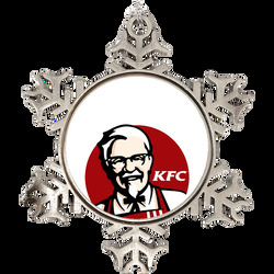 Colonel Sanders Kfc Kentucky Fried Chicken Fast Food Snowflake Ornament Holiday Ornament Retro Vintage Classic Food Holiday Ornament Colonel Sanders Kfc Kentucky Fried Chicken Fast Food Snowflake Ornament Holiday Ornament Retro Vintage Classic Food Holiday Ornament