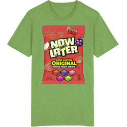 Now And Later Candy Mixed Fruit Chews Wrapper Worn Look Retro Vintage Classic Food T Shirt Now And Later Candy Mixed Fruit Chews Wrapper Worn Look Retro Vintage Classic Food T Shirt
